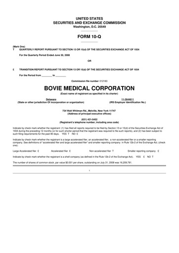 Miniature Apyx Medical 10-Q Rapport trimestriel  