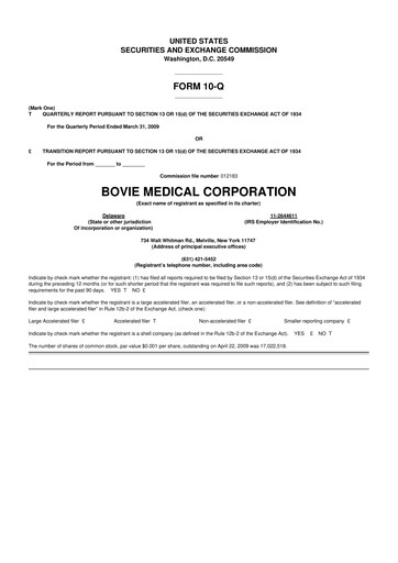Miniature Apyx Medical 10-Q Rapport trimestriel  