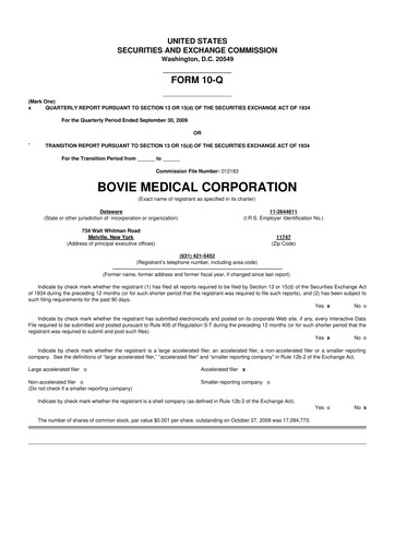 Miniature Apyx Medical 10-Q Rapport trimestriel  