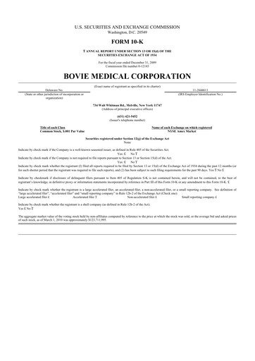 Thumbnail Apyx Medical 10-K Annual Report 