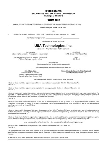 Thumbnail Cantaloupe 10-K Annual Report 