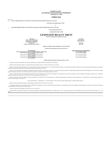 Thumbnail LXP Industrial Trust 10-K Annual Report 