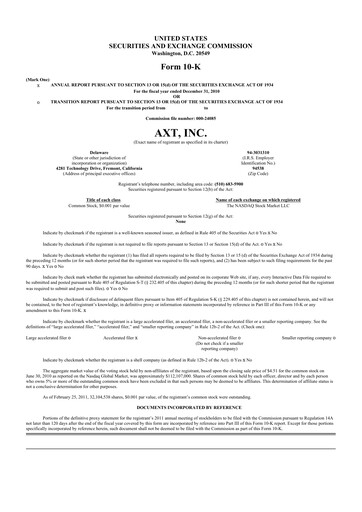 Thumbnail AXT Inc
 10-K Annual Report 