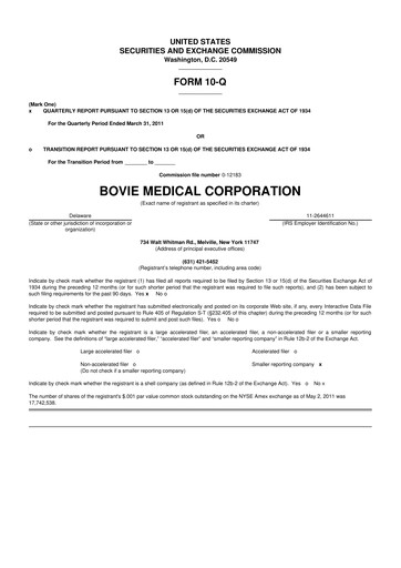 Miniature Apyx Medical 10-Q Rapport trimestriel  