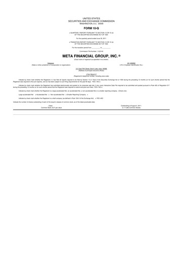 Thumbnail Pathward Financial
 10-Q Quarterly Report FY2011 