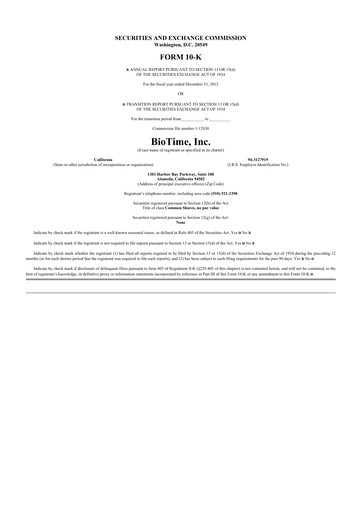 Vorschaubild Lineage Cell Therapeutics
 10-K Jahresbericht 2012