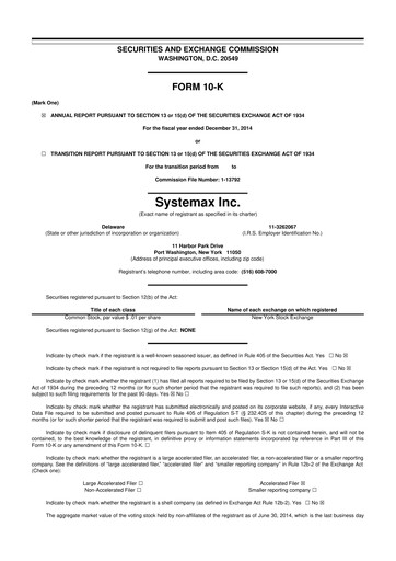 Thumbnail Global Industrial Company 10-K Annual Report 2014