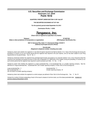 Vorschaubild Riley Exploration Permian 10-Q Quartalsbericht 2015 