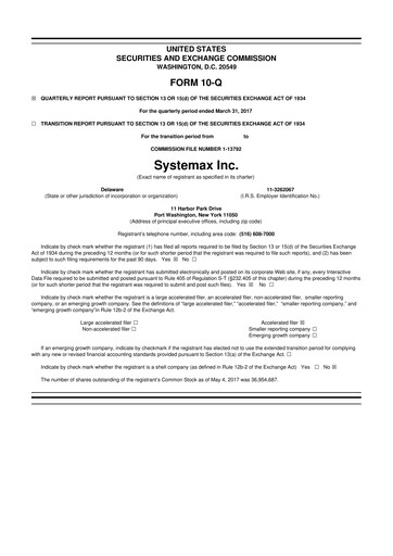 Thumbnail Global Industrial Company 10-Q Quarterly Report FY2017 