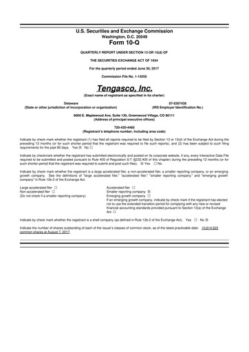 Vorschaubild Riley Exploration Permian 10-Q Quartalsbericht 2017 