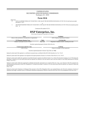 Thumbnail DXP Enterprises 10-K Annual Report 2017