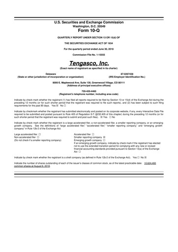 Vorschaubild Riley Exploration Permian 10-Q Quartalsbericht 2018 