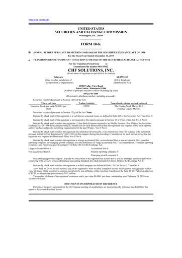 Vorschaubild Nuwellis 10-K Jahresbericht 2019