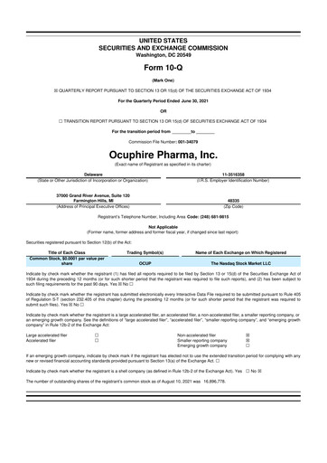 Thumbnail Opus Genetics 10-Q Quarterly Report FY2021 