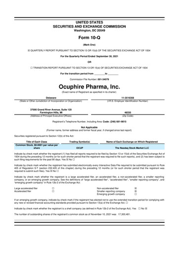 Thumbnail Opus Genetics 10-Q Quarterly Report FY2021 