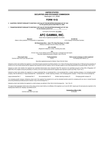 Thumbnail 	Advanced Flower Capital 10-Q Quarterly Report FY2022 