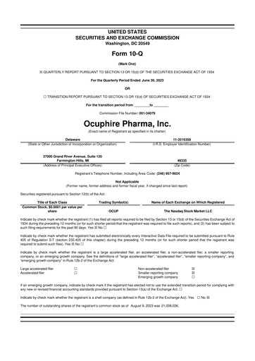 Thumbnail Opus Genetics 10-Q Quarterly Report FY2023 