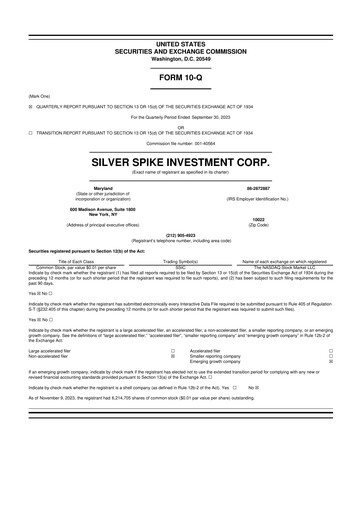 Thumbnail Chicago Atlantic BDC 10-Q Quarterly Report FY2023 