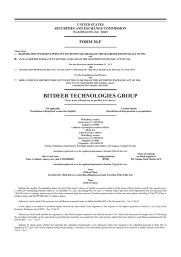 Thumbnail Bitdeer Technologies Group 20-F Annual Report 2023