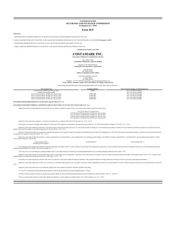 Thumbnail Costamare
 20-F Annual Report 2023