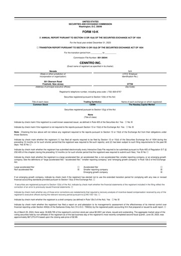 Thumbnail Cenntro Inc. 10-K Annual Report 2023