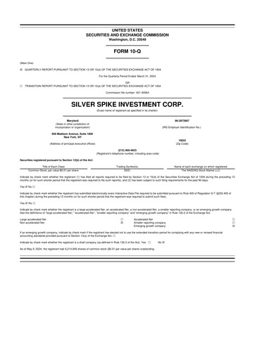 Thumbnail Chicago Atlantic BDC 10-Q Quarterly Report FY2024 