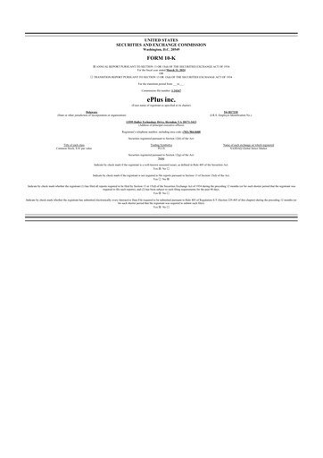 Thumbnail ePlus 10-K Annual Report 2024