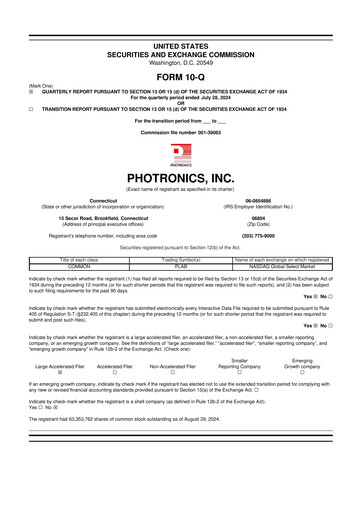 Thumbnail Photronics 10-Q Quarterly Report FY2024 