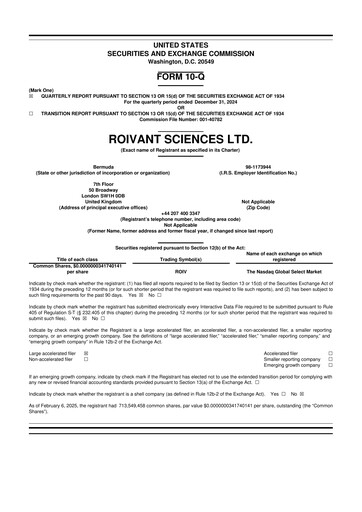 Thumbnail Roivant Sciences 10-Q Quarterly Report FY2024 