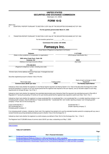 Thumbnail Femasys 10-Q Quarterly Report FY2025 