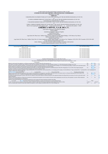 Thumbnail America Movil 20-F Annual Report 2024