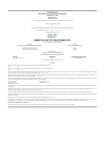 Thumbnail Greene County Bancorp 10-K Annual Report 2025