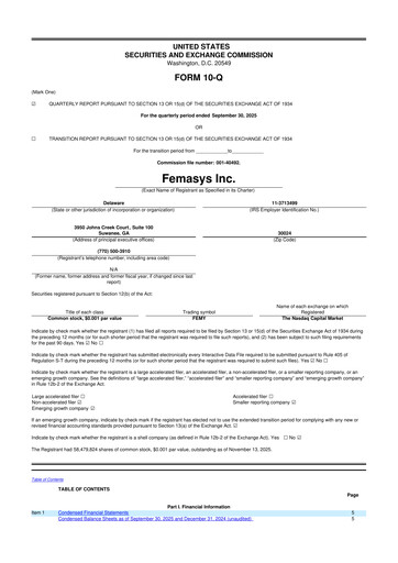 Thumbnail Femasys 10-Q Quarterly Report FY2025 