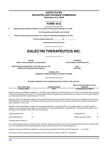 Thumbnail Galectin Therapeutics 10-Q Quarterly Report FY2026 