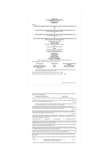 Thumbnail Equinor 20-F Annual Report 2024