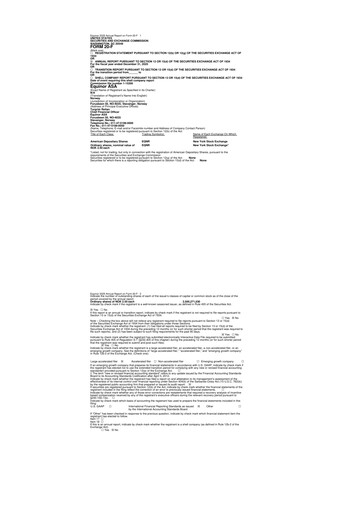 Thumbnail Equinor 20-F Annual Report 2025