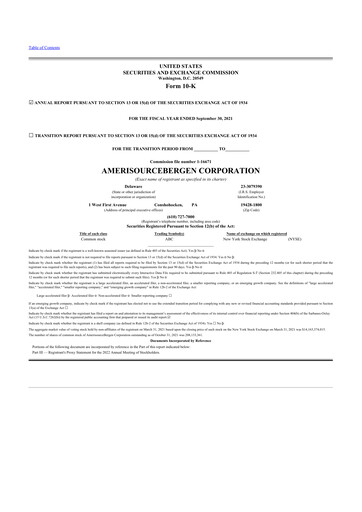 Thumbnail Cencora 10-K Annual Report 2021