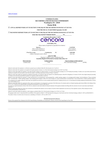 Thumbnail Cencora 10-K Annual Report 2023