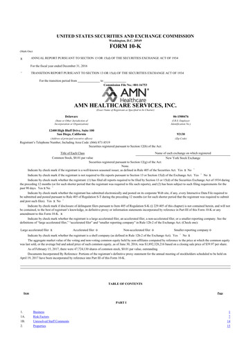 Thumbnail AMN Healthcare Services 10-K Annual Report 2016