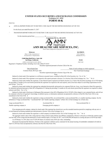 Thumbnail AMN Healthcare Services 10-K Annual Report 2017