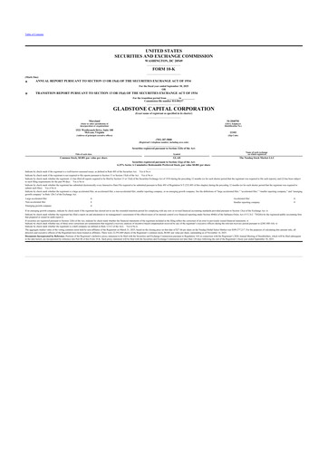 Thumbnail Gladstone Capital Corporation 10-K Annual Report 2025