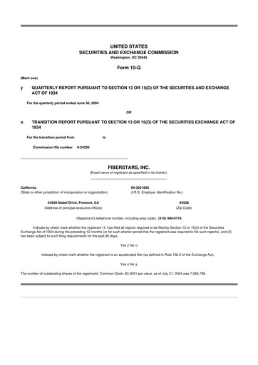 Miniature Energy Focus 10-Q Rapport trimestriel  