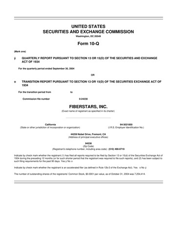 Miniature Energy Focus 10-Q Rapport trimestriel  