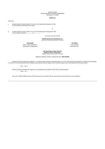 Thumbnail OneSpan 10-Q Quarterly Report FY 