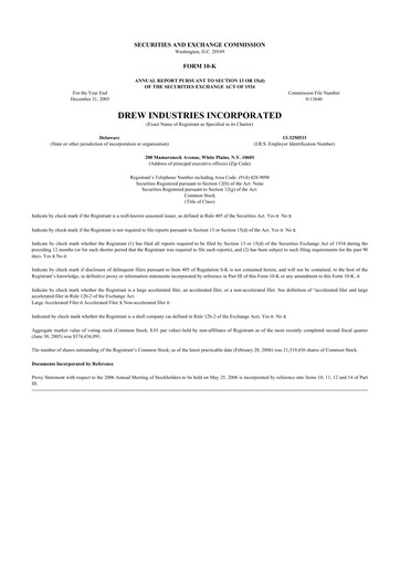 Thumbnail LCI Industries
 10-K Annual Report 