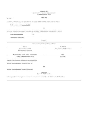 Vorschaubild iCAD 10-K Jahresbericht 