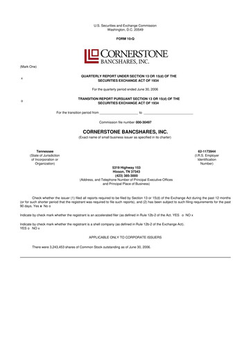 Thumbnail SmartFinancial (SmartBank) 10-Q Quarterly Report FY 