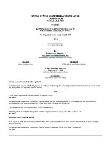 Vorschaubild DSS, Inc. (Document Security Systems) 10-Q Quartalsbericht  