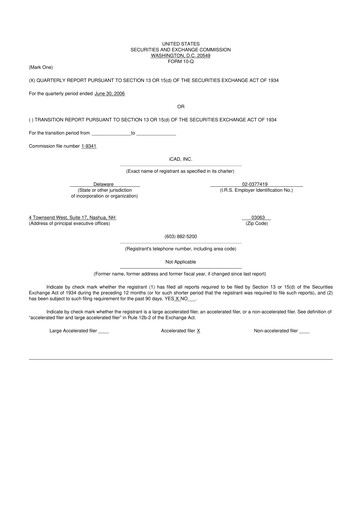 Thumbnail iCAD 10-Q Quarterly Report FY 