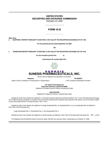 Vorschaubild Viracta Therapeutics 10-Q Quartalsbericht  